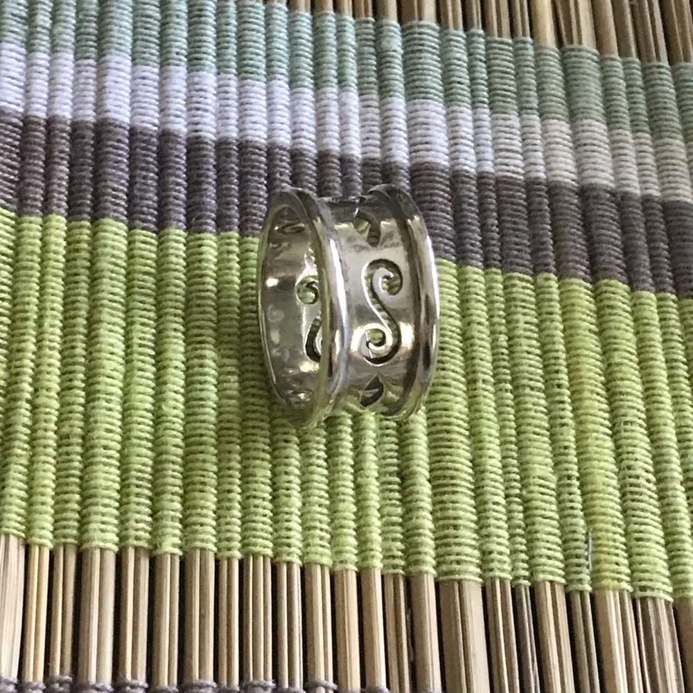Sterling Silver Cigar Band Ring